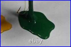 3 Vintage Pop Art North Pole American Paint Co. Christmas Tree Ornaments Pouring
