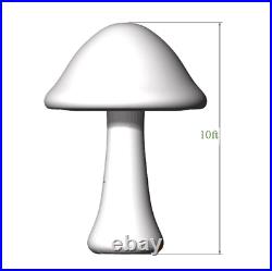 3m Full Printing Colored Giant Inflatable Mushroom for Theme Park, Event