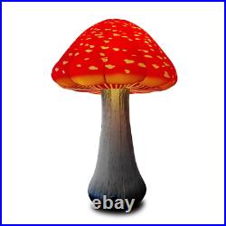 3m Full Printing Colored Giant Inflatable Mushroom for Theme Park, Event, Part s
