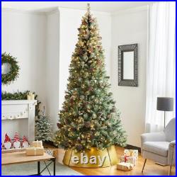 40.5 in. D Christmas Gold Hammered Metal Tree Collar (KD)