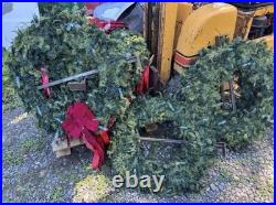 40 Commercial Christmas wreath pre lit 40 Commercial Christmas wreath pre lit
