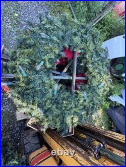 40 Commercial Christmas wreath pre lit 40 Commercial Christmas wreath pre lit