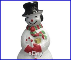 40 Durable Cheerful Snowman Frosty Blow Mold Home Outdoor Yard Christmas Decor