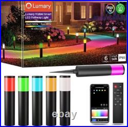 40%off Lumary 6 Smart Pathway Lights 2100LM, RGBAI/Cool/Warm White, Aluminum