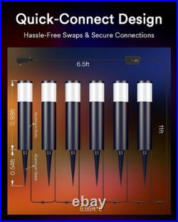 40%off Lumary 6 Smart Pathway Lights 2100LM, RGBAI/Cool/Warm White, Aluminum