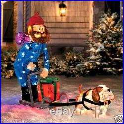 42 Yukon Cornelious Dog Sled Christmas Lighted Isle Misfit Toys Yard Decor