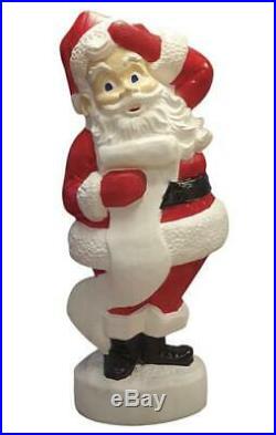 43 Lighted Santa Claus Checking List Blow Mold Outdoor Yard Christmas Decor