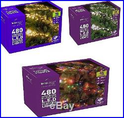480 LED Chaser Cluster Christmas tree Light String Indoor Outdoor multi function