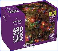 480 LED Chaser Cluster Christmas tree Light String Indoor Outdoor multi function