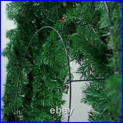 48IN Premier Pine Fir Christmas Wreath Artificial PVC Brush Unlit 4FT Diameter