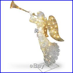 48 Crystal Angel Christmas Outdoor Lighted Decorations Yard Decor Sculpture