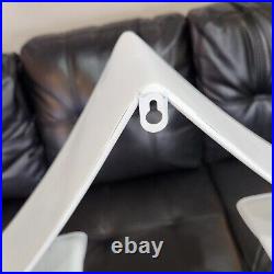 48 Huge White Metal Christmas Tree Cookie Cutter Style Giant Wall Hanger Decor