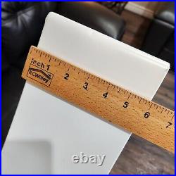 48 Huge White Metal Christmas Tree Cookie Cutter Style Giant Wall Hanger Decor