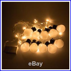 48 LED 10 Globe Bulb Ball Xmas Lamp Light String Curtain Home Party Decor Warm R