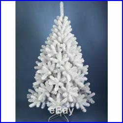 4FT-8FT White Imperial Pine Artificial Christmas Tree Luxury Xmas Home Decor