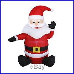 4FT Inflatable Christmas Santa Claus Holiday Decoration Indoors Outdoors NEW