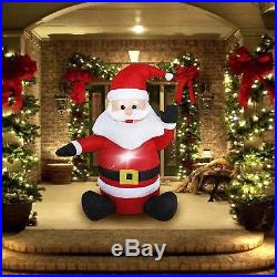 4FT Inflatable Christmas Santa Claus Holiday Decoration Indoors Outdoors NEW