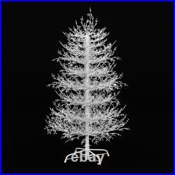 4FT Pre-lit Aspen Fir Artificial Christmas Tree Hinged Xmas Tree 280 Branch Tips