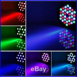 4PCS 72W 36 LED Par DJ Stage Light RGB DMX Disco Bar Party Lighting Controllers