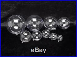 4-16CM 2-50 Ball Christmas Baubles Clear Fillable Xmas Tree Decoration Ornaments