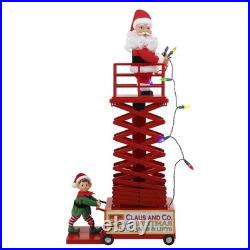 4’1 Multicolor LED Animated Musical Santa’s Lift Christmas Tree Side Decor