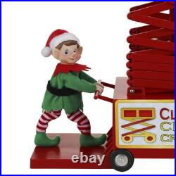4'1 Multicolor LED Animated Musical Santa's Lift Christmas Tree Side Decor 4'1 Multicolor LED Animated Musical Santa's Lift Christmas Tree Side Decor