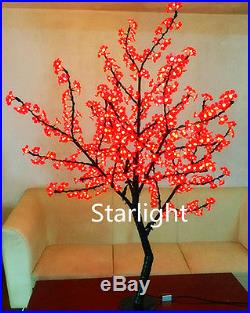 4.2ft LED Cherry Blossom Tree Christmas Home Garden Wedding Holiday Light 360LED