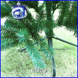 4/5/6/7ft Green White Black Artificial Christmas Xmas Tree Pine Office Decor