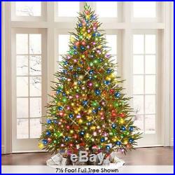 4.5' Full Color LED Light Hammacher Worlds Best Prelit Fraser Fir Christmas Tree