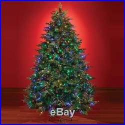 4.5′ Full Hammacher World’s Best Dual Lit Concolor Artificial Christmas Tree