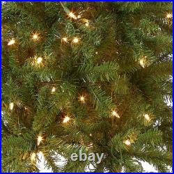 4.5 ft Pre-Lit Kingswood Fir Slim Artificial Christmas Tree, 150 Clear Lights