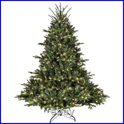 4-9FT Prelit Artificial Christmas Tree Premium Realistic Spruce Easy Assembly