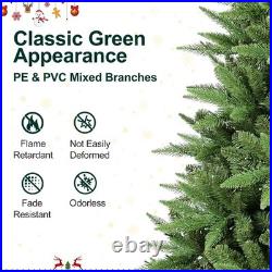 4-9ft Aritificial Skinny Christmas Tree Premium Pencil Xmas Tree PE&PVC Branches