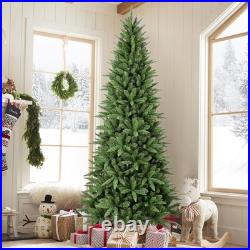 4-9ft Aritificial Skinny Christmas Tree Premium Pencil Xmas Tree PE&PVC Branches