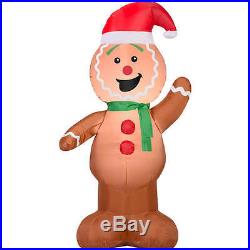 4' Airblown Inflatable Gingerbread Christmas Inflatable Outdoor Decor New