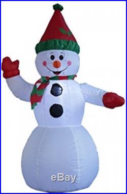 4 Foot Christmas Inflatable Snowman Yard Garden Decoration