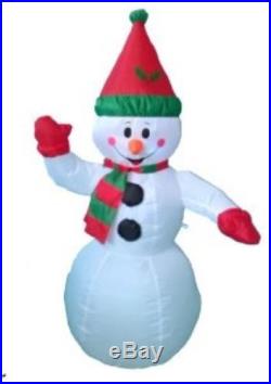 4 Foot Christmas Inflatable Snowman Yard Garden Decoration