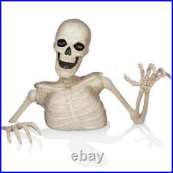 4 Ft. Halloween Groundbreaker Skeleton, Giant Scary Outdoor Yard Decoration