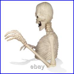 4 Ft. Halloween Groundbreaker Skeleton, Giant Scary Outdoor Yard Decoration