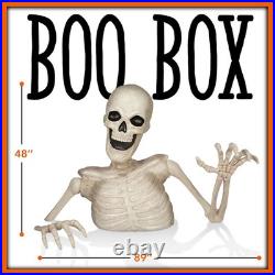 4 Ft. Halloween Groundbreaker Skeleton, Giant Scary Outdoor Yard Decoration