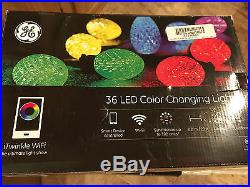 4 GE Christmas iTwinkle 36 LED Color Light Changing App Controlled String Show