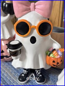 4 Ghosts Summerween Candy Coffee Pumpkin Pink Pastry Decor