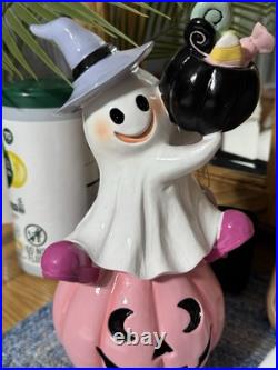 4 Ghosts Summerween Candy Coffee Pumpkin Pink Pastry Decor