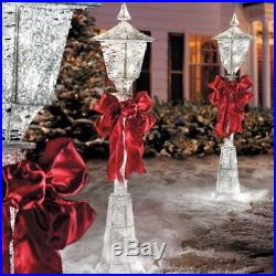 4' Lighted Pre Lit Christmas Victorian Lamp Post Outdoor Holiday Yard Decor