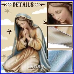 4 Pcs Christmas Outdoor Nativity Set 4 Ft Large Religious Christmas Yard Xams NE