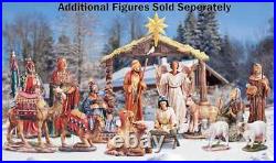 4-Piece Animal Set for Outdoor Christmas Nativity 37 Metal Camel, Ox & Sheep