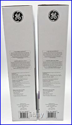 (4) Sets Of Ge Twinkling Ice Crystal Icicle, 100 Led/20 Count, Nisb