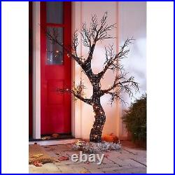 4′ Spooky Halloween Tree from Brylane Home 80 Orange LEDs Used for 1 Halloween