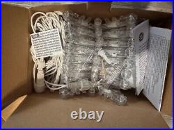 4 boxes 8 ct GE Color Choice Dual color warm white Icicle LED Snowflake Lights