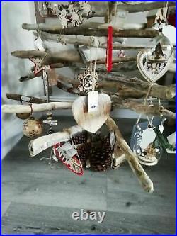 4ft Driftwood Christmas Tree, Plastic Free, Packable, 100% Natural Xmas